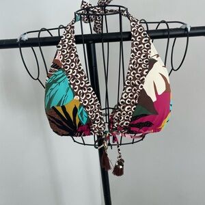 Bleu Rod Beattie Turquoise Bikini Top